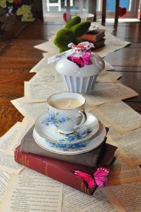 bepoke alice in wonderland book page table runner