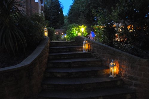 Garden Party lighting - event planning and lighting