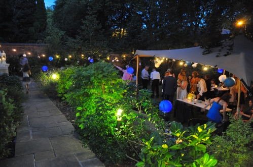Garden Party - lighting and party planning